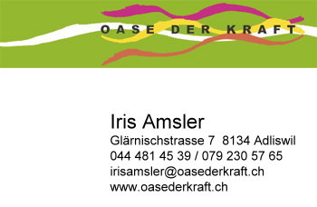 Oase der Kraft Visitenkarte
